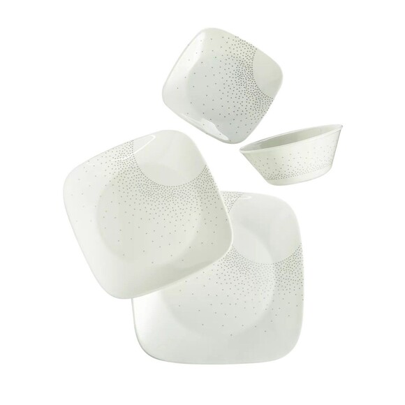 Market Street New York
by Corelle Winter Solstice 4-Piece Square Place Setting - Picture 1 of 2